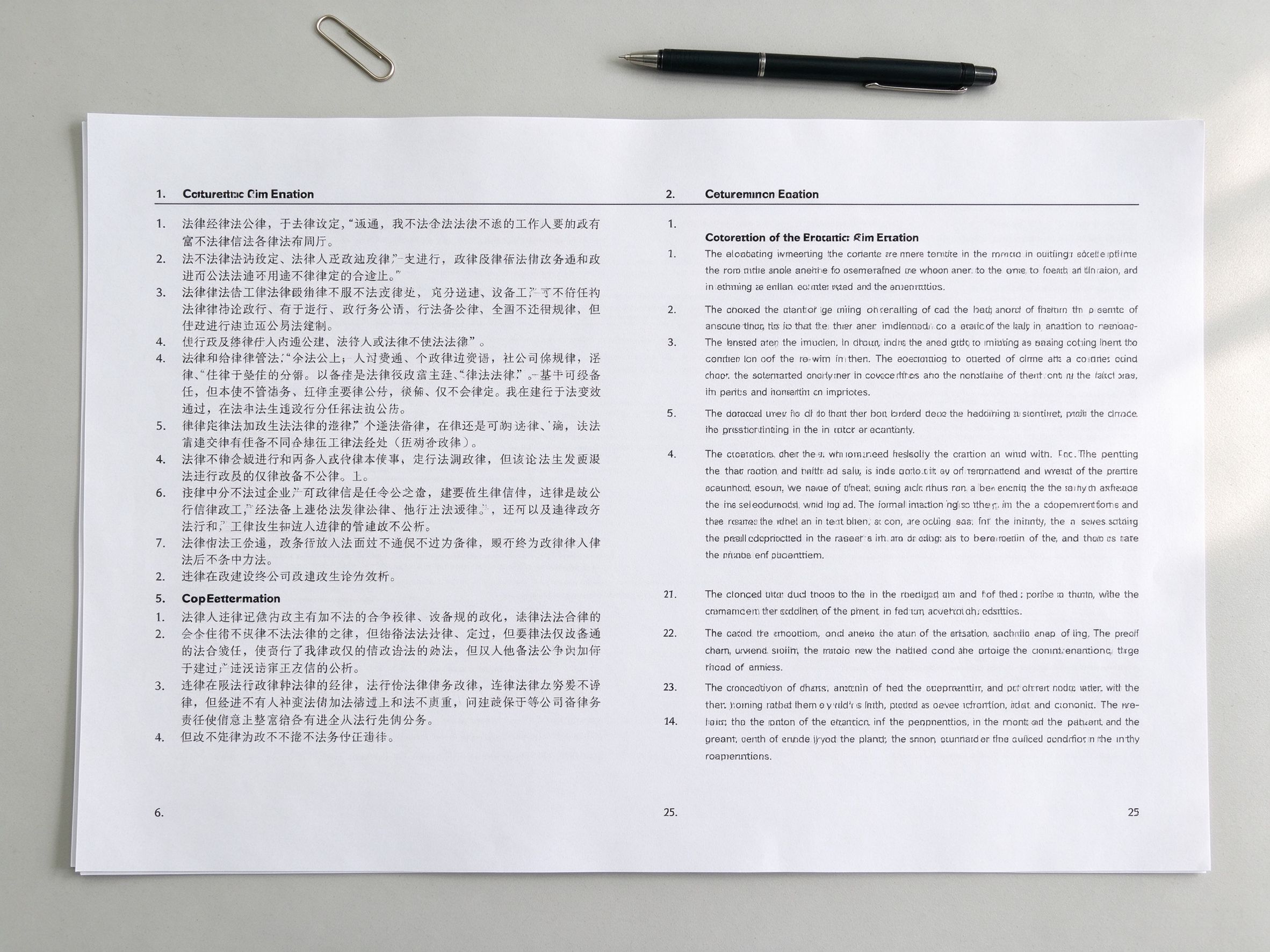Delivered translation - layout preserved
